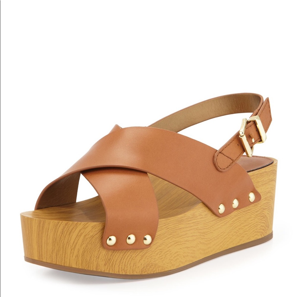 Sam Edelman Bentlee Platform Wedge Sandal in Brown - Picture 3 of 7